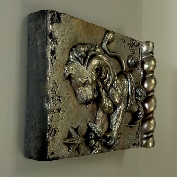 Sid Dickens, SZ-08 "Leo" silver Memory-Block wall tile *Rare & Retired* - Picture 4 of 8